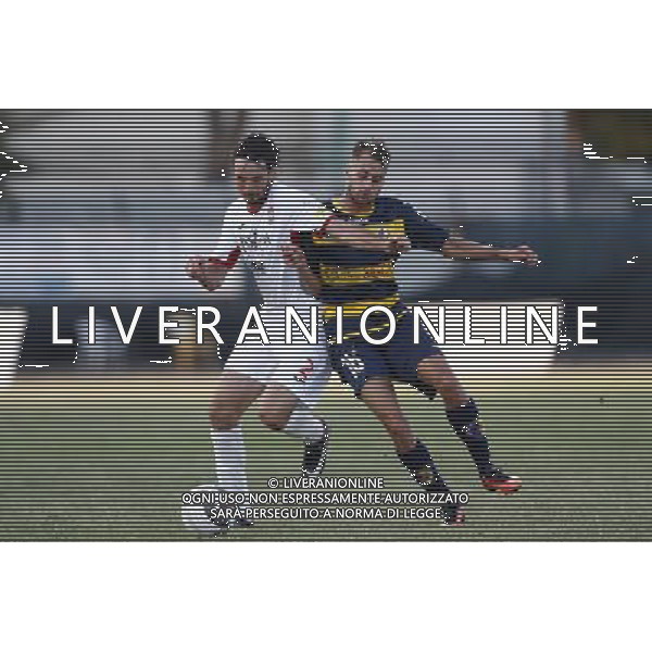 Santarcangelo - Pordenone Campionato di calcio Serie C girone B 27/08/2017 nella foto: Formiconi Giovanni Palmieri Federico ©Claudio Zamagni/Agenzia Aldo Liverani 