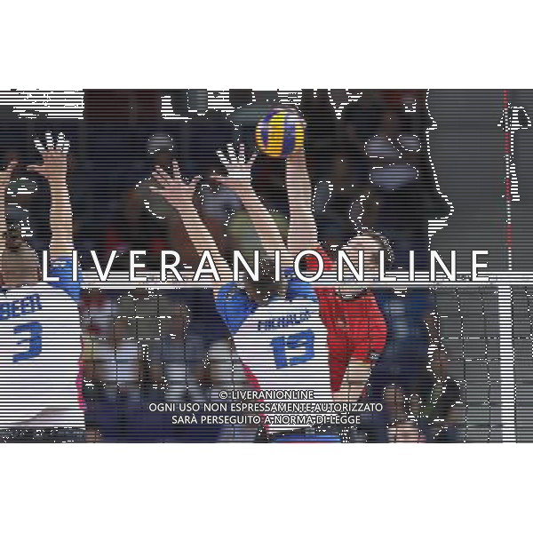 SZCZECIN, AZOTY ARENA 27.08.2017 CEV MISTRZOSTWA EUROPY W PILCE SIATKOWEJ MEZCZYZN LOTTO EUROVOLLEY POLAND 2017 CZECHY - NIEMCY CEV MENS VOLLEYBALL EUROPEAN CHAMPIONSHIP LOTTO EUROVOLLEY POLAND 2017 CZECH REPUBLIC - GERMANY NZ MAREK BEER, PETR MICHALEK, DENYS KALIBERDA FOT. KRZYSZTOF CICHOMSKI / NEWSPIX.PL --- Newspix.pl AG ALDO LIVERANI SAS *** Local Caption *** www.newspix.pl mail us: info@newspix.pl call us: 0048 022 23 22 222 --- Polish Picture Agency by Ringier Axel Springer Poland