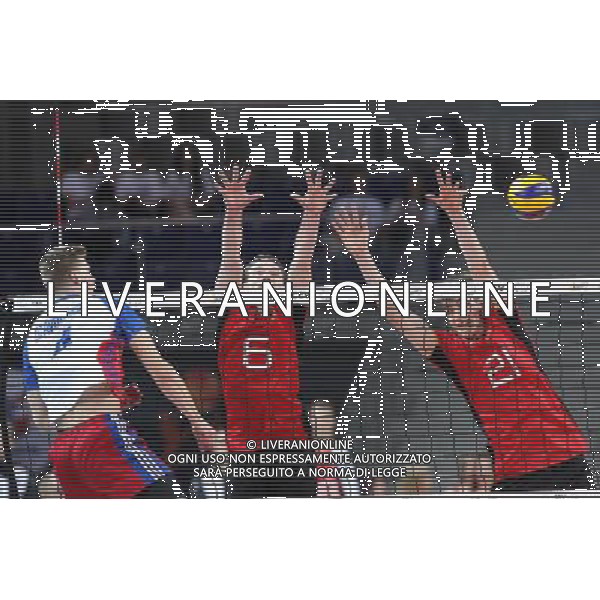 SZCZECIN, AZOTY ARENA 27.08.2017 CEV MISTRZOSTWA EUROPY W PILCE SIATKOWEJ MEZCZYZN LOTTO EUROVOLLEY POLAND 2017 CZECHY - NIEMCY CEV MENS VOLLEYBALL EUROPEAN CHAMPIONSHIP LOTTO EUROVOLLEY POLAND 2017 CZECH REPUBLIC - GERMANY NZ DONOVAN DZAVORONOK, DENYS KALIBERDA, TOBIAS KRICK FOT. KRZYSZTOF CICHOMSKI / NEWSPIX.PL --- Newspix.pl AG ALDO LIVERANI SAS *** Local Caption *** www.newspix.pl mail us: info@newspix.pl call us: 0048 022 23 22 222 --- Polish Picture Agency by Ringier Axel Springer Poland