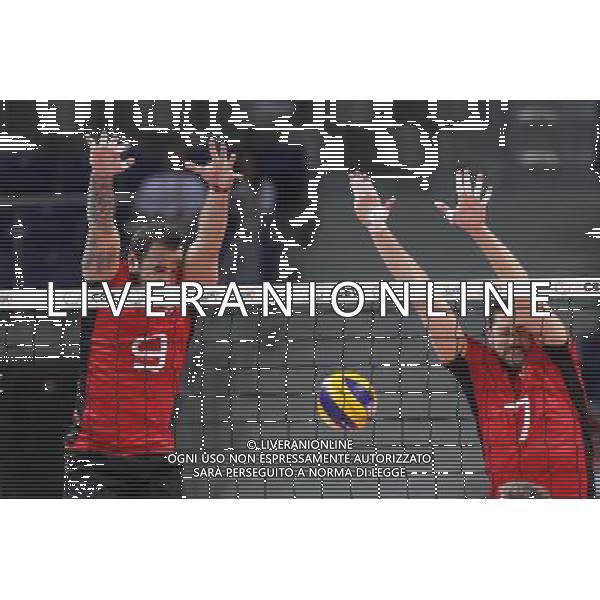 SZCZECIN, AZOTY ARENA 27.08.2017 CEV MISTRZOSTWA EUROPY W PILCE SIATKOWEJ MEZCZYZN LOTTO EUROVOLLEY POLAND 2017 CZECHY - NIEMCY CEV MENS VOLLEYBALL EUROPEAN CHAMPIONSHIP LOTTO EUROVOLLEY POLAND 2017 CZECH REPUBLIC - GERMANY NZ GYOERGY GROZER, MICHAEL ANDREI FOT. KRZYSZTOF CICHOMSKI / NEWSPIX.PL --- Newspix.pl AG ALDO LIVERANI SAS *** Local Caption *** www.newspix.pl mail us: info@newspix.pl call us: 0048 022 23 22 222 --- Polish Picture Agency by Ringier Axel Springer Poland