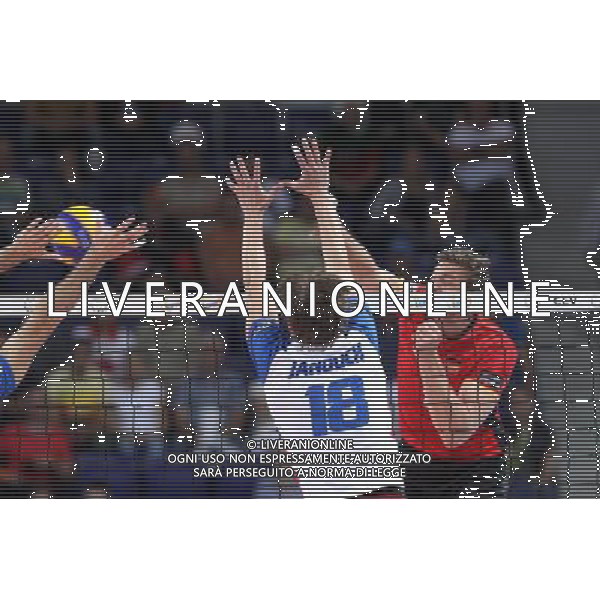SZCZECIN, AZOTY ARENA 27.08.2017 CEV MISTRZOSTWA EUROPY W PILCE SIATKOWEJ MEZCZYZN LOTTO EUROVOLLEY POLAND 2017 CZECHY - NIEMCY CEV MENS VOLLEYBALL EUROPEAN CHAMPIONSHIP LOTTO EUROVOLLEY POLAND 2017 CZECH REPUBLIC - GERMANY NZ JAKUB JANOUCH, CHRISTIAN FROMM FOT. KRZYSZTOF CICHOMSKI / NEWSPIX.PL --- Newspix.pl AG ALDO LIVERANI SAS *** Local Caption *** www.newspix.pl mail us: info@newspix.pl call us: 0048 022 23 22 222 --- Polish Picture Agency by Ringier Axel Springer Poland
