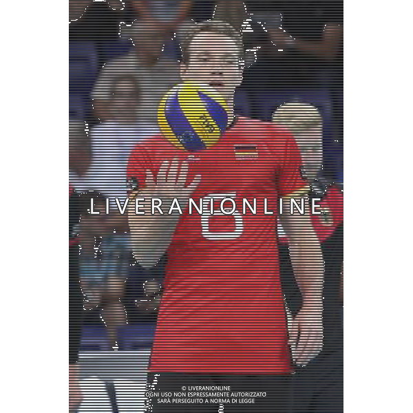 SZCZECIN, AZOTY ARENA 27.08.2017 CEV MISTRZOSTWA EUROPY W PILCE SIATKOWEJ MEZCZYZN LOTTO EUROVOLLEY POLAND 2017 CZECHY - NIEMCY CEV MENS VOLLEYBALL EUROPEAN CHAMPIONSHIP LOTTO EUROVOLLEY POLAND 2017 CZECH REPUBLIC - GERMANY NZ DENYS KALIBERDA FOT. KRZYSZTOF CICHOMSKI / NEWSPIX.PL --- Newspix.pl AG ALDO LIVERANI SAS *** Local Caption *** www.newspix.pl mail us: info@newspix.pl call us: 0048 022 23 22 222 --- Polish Picture Agency by Ringier Axel Springer Poland