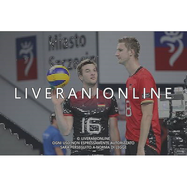 SZCZECIN, AZOTY ARENA 27.08.2017 CEV MISTRZOSTWA EUROPY W PILCE SIATKOWEJ MEZCZYZN LOTTO EUROVOLLEY POLAND 2017 CZECHY - NIEMCY CEV MENS VOLLEYBALL EUROPEAN CHAMPIONSHIP LOTTO EUROVOLLEY POLAND 2017 CZECH REPUBLIC - GERMANY NZ JULIAN ZENGER, NOAH BAXPOEHLER FOT. KRZYSZTOF CICHOMSKI / NEWSPIX.PL --- Newspix.pl AG ALDO LIVERANI SAS *** Local Caption *** www.newspix.pl mail us: info@newspix.pl call us: 0048 022 23 22 222 --- Polish Picture Agency by Ringier Axel Springer Poland