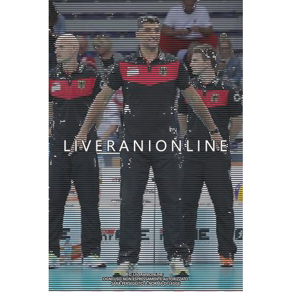 SZCZECIN, AZOTY ARENA 27.08.2017 CEV MISTRZOSTWA EUROPY W PILCE SIATKOWEJ MEZCZYZN LOTTO EUROVOLLEY POLAND 2017 CZECHY - NIEMCY CEV MENS VOLLEYBALL EUROPEAN CHAMPIONSHIP LOTTO EUROVOLLEY POLAND 2017 CZECH REPUBLIC - GERMANY NZ ANDREA GIANI FOT. KRZYSZTOF CICHOMSKI / NEWSPIX.PL --- Newspix.pl AG ALDO LIVERANI SAS *** Local Caption *** www.newspix.pl mail us: info@newspix.pl call us: 0048 022 23 22 222 --- Polish Picture Agency by Ringier Axel Springer Poland