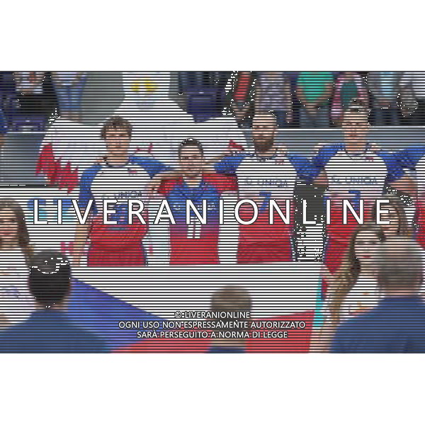 SZCZECIN, AZOTY ARENA 27.08.2017 CEV MISTRZOSTWA EUROPY W PILCE SIATKOWEJ MEZCZYZN LOTTO EUROVOLLEY POLAND 2017 CZECHY - NIEMCY CEV MENS VOLLEYBALL EUROPEAN CHAMPIONSHIP LOTTO EUROVOLLEY POLAND 2017 CZECH REPUBLIC - GERMANY NZ REPREZENTACJA CZECH PODCZAS HYMNU / TEAM OF CZECH REPUBLIC DRUGING THE ANTHEM, JAKUB JANOUCH, MARTIN KRYSTOF, ALES HOLUBEC, MAREK BEER FOT. KRZYSZTOF CICHOMSKI / NEWSPIX.PL --- Newspix.pl AG ALDO LIVERANI SAS *** Local Caption *** www.newspix.pl mail us: info@newspix.pl call us: 0048 022 23 22 222 --- Polish Picture Agency by Ringier Axel Springer Poland