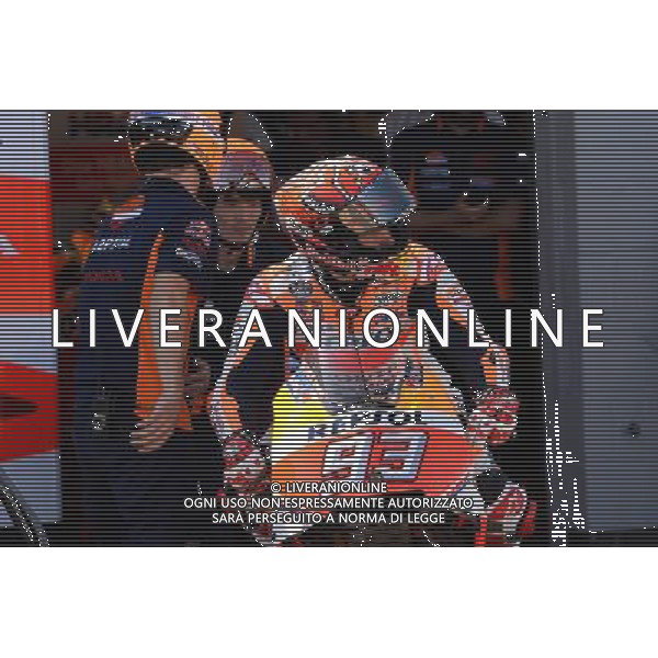 Silverstone United Kingdom 25.08.2017 Twelfth round MotoGP 2017 at the Silverstone Circuit, Marc Marquez (Repsol Honda) photoPSP / Newspix.pl --- Newspix.pl POLAND OUT!!! AG ALDO LIVERANI SAS *** Local Caption *** www.newspix.pl mail us: info@newspix.pl call us: 0048 022 23 22 222 --- Polish Picture Agency by Ringier Axel Springer Poland