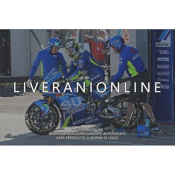 Silverstone United Kingdom 25.08.2017 Twelfth round MotoGP 2017 at the Silverstone Circuit, Andrea Iannone (Suzuki Ecstar) photoPSP / Newspix.pl --- Newspix.pl POLAND OUT!!! AG ALDO LIVERANI SAS *** Local Caption *** www.newspix.pl mail us: info@newspix.pl call us: 0048 022 23 22 222 --- Polish Picture Agency by Ringier Axel Springer Poland