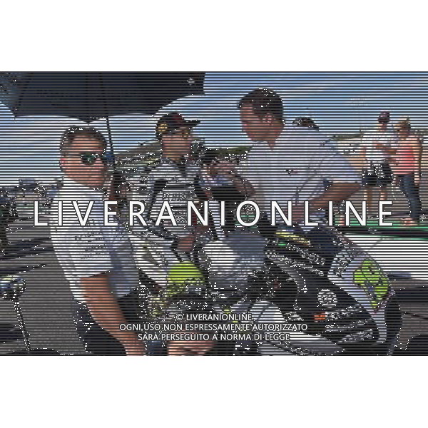 Silverstone United Kingdom 25.08.2017 Twelfth round MotoGP 2017 at the Silverstone Circuit, Alvaro Bautista (Pull \' Bear Aspar Team) photoPSP / Newspix.pl --- Newspix.pl POLAND OUT!!! *** Local Caption *** www.newspix.pl mail us: info@newspix.pl call us: 0048 022 23 22 222 --- Polish Picture Agency by Ringier Axel Springer Poland AG ALDO LIVERANI SAS *** Local Caption *** www.newspix.pl mail us: info@newspix.pl call us: 0048 022 23 22 222 --- Polish Picture Agency by Ringier Axel Springer Poland