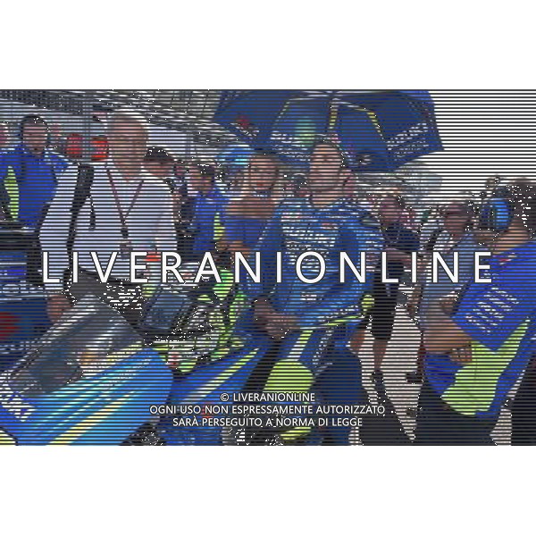 Silverstone United Kingdom 25.08.2017 Twelfth round MotoGP 2017 at the Silverstone Circuit, Andrea Iannone (Suzuki Ecstar) photoPSP / Newspix.pl --- Newspix.pl POLAND OUT!!! *** Local Caption *** www.newspix.pl mail us: info@newspix.pl call us: 0048 022 23 22 222 --- Polish Picture Agency by Ringier Axel Springer Poland AG ALDO LIVERANI SAS *** Local Caption *** www.newspix.pl mail us: info@newspix.pl call us: 0048 022 23 22 222 --- Polish Picture Agency by Ringier Axel Springer Poland