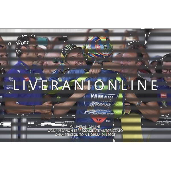 Silverstone United Kingdom 25.08.2017 Twelfth round MotoGP 2017 at the Silverstone Circuit, Valentino Rossi (Movistar Yamaha) photoPSP / Newspix.pl --- Newspix.pl POLAND OUT!!! AG ALDO LIVERANI SAS *** Local Caption *** www.newspix.pl mail us: info@newspix.pl call us: 0048 022 23 22 222 --- Polish Picture Agency by Ringier Axel Springer Poland