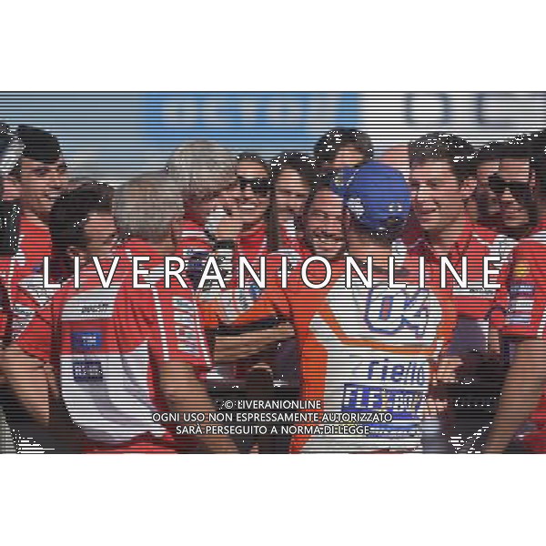 Silverstone United Kingdom 25.08.2017 Twelfth round MotoGP 2017 at the Silverstone Circuit, Andrea Dovizioso (Ducati Racing Team) photoPSP / Newspix.pl --- Newspix.pl POLAND OUT!!! AG ALDO LIVERANI SAS *** Local Caption *** www.newspix.pl mail us: info@newspix.pl call us: 0048 022 23 22 222 --- Polish Picture Agency by Ringier Axel Springer Poland