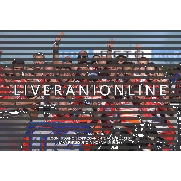 Silverstone United Kingdom 25.08.2017 Twelfth round MotoGP 2017 at the Silverstone Circuit, Andrea Dovizioso (Ducati Racing Team) photoPSP / Newspix.pl --- Newspix.pl POLAND OUT!!! AG ALDO LIVERANI SAS *** Local Caption *** www.newspix.pl mail us: info@newspix.pl call us: 0048 022 23 22 222 --- Polish Picture Agency by Ringier Axel Springer Poland