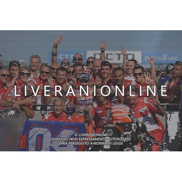 Silverstone United Kingdom 25.08.2017 Twelfth round MotoGP 2017 at the Silverstone Circuit, Andrea Dovizioso (Ducati Racing Team) photoPSP / Newspix.pl --- Newspix.pl POLAND OUT!!! AG ALDO LIVERANI SAS *** Local Caption *** www.newspix.pl mail us: info@newspix.pl call us: 0048 022 23 22 222 --- Polish Picture Agency by Ringier Axel Springer Poland