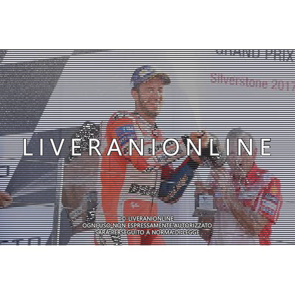 Silverstone United Kingdom 25.08.2017 Twelfth round MotoGP 2017 at the Silverstone Circuit, Andrea Dovizioso (Ducati Racing Team) photoPSP / Newspix.pl --- Newspix.pl POLAND OUT!!! AG ALDO LIVERANI SAS *** Local Caption *** www.newspix.pl mail us: info@newspix.pl call us: 0048 022 23 22 222 --- Polish Picture Agency by Ringier Axel Springer Poland