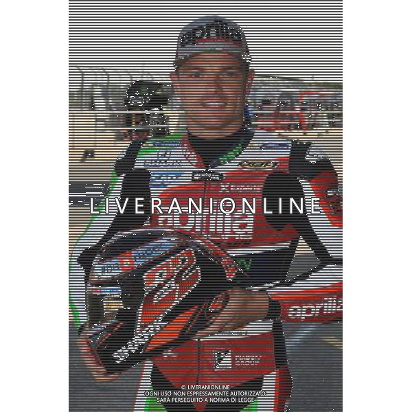 Silverstone United Kingdom 25.08.2017 Twelfth round MotoGP 2017 at the Silverstone Circuit, Sam Lowes (Aprilia Racing Team Gresini) photoPSP / Newspix.pl --- Newspix.pl POLAND OUT!!! AG ALDO LIVERANI SAS *** Local Caption *** www.newspix.pl mail us: info@newspix.pl call us: 0048 022 23 22 222 --- Polish Picture Agency by Ringier Axel Springer Poland