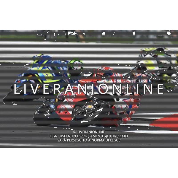 Silverstone United Kingdom 25.08.2017 Twelfth round MotoGP 2017 at the Silverstone Circuit, Danilo Petrucci (Octo Pramac) photoPSP / Newspix.pl --- Newspix.pl POLAND OUT!!! AG ALDO LIVERANI SAS *** Local Caption *** www.newspix.pl mail us: info@newspix.pl call us: 0048 022 23 22 222 --- Polish Picture Agency by Ringier Axel Springer Poland