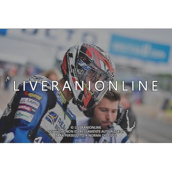 Silverstone United Kingdom 25.08.2017 Twelfth round MotoGP 2017 at the Silverstone Circuit, Loris Baz (Avintia Ducati) photoPSP / Newspix.pl --- Newspix.pl POLAND OUT!!! *** Local Caption *** www.newspix.pl mail us: info@newspix.pl call us: 0048 022 23 22 222 --- Polish Picture Agency by Ringier Axel Springer Poland AG ALDO LIVERANI SAS *** Local Caption *** www.newspix.pl mail us: info@newspix.pl call us: 0048 022 23 22 222 --- Polish Picture Agency by Ringier Axel Springer Poland