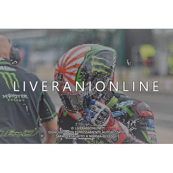 Silverstone United Kingdom 25.08.2017 Twelfth round MotoGP 2017 at the Silverstone Circuit, Johann Zarco (Monster Yamaha Tech3) photoPSP / Newspix.pl --- Newspix.pl POLAND OUT!!! *** Local Caption *** www.newspix.pl mail us: info@newspix.pl call us: 0048 022 23 22 222 --- Polish Picture Agency by Ringier Axel Springer Poland AG ALDO LIVERANI SAS *** Local Caption *** www.newspix.pl mail us: info@newspix.pl call us: 0048 022 23 22 222 --- Polish Picture Agency by Ringier Axel Springer Poland