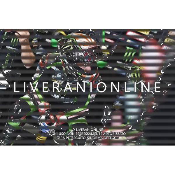 Silverstone United Kingdom 25.08.2017 Twelfth round MotoGP 2017 at the Silverstone Circuit, Johann Zarco (Monster Yamaha Tech3) photoPSP / Newspix.pl --- Newspix.pl POLAND OUT!!! *** Local Caption *** www.newspix.pl mail us: info@newspix.pl call us: 0048 022 23 22 222 --- Polish Picture Agency by Ringier Axel Springer Poland AG ALDO LIVERANI SAS *** Local Caption *** www.newspix.pl mail us: info@newspix.pl call us: 0048 022 23 22 222 --- Polish Picture Agency by Ringier Axel Springer Poland