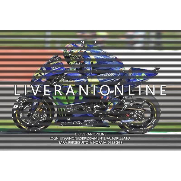 Silverstone United Kingdom 25.08.2017 Twelfth round MotoGP 2017 at the Silverstone Circuit, Valentino Rossi (Movistar Yamaha) photoPSP / Newspix.pl --- Newspix.pl POLAND OUT!!! AG ALDO LIVERANI SAS *** Local Caption *** www.newspix.pl mail us: info@newspix.pl call us: 0048 022 23 22 222 --- Polish Picture Agency by Ringier Axel Springer Poland