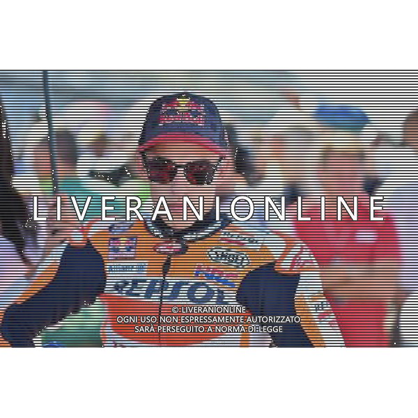 Silverstone United Kingdom 25.08.2017 Twelfth round MotoGP 2017 at the Silverstone Circuit, Marc Marquez (Repsol Honda) photoPSP / Newspix.pl --- Newspix.pl POLAND OUT!!! *** Local Caption *** www.newspix.pl mail us: info@newspix.pl call us: 0048 022 23 22 222 --- Polish Picture Agency by Ringier Axel Springer Poland AG ALDO LIVERANI SAS *** Local Caption *** www.newspix.pl mail us: info@newspix.pl call us: 0048 022 23 22 222 --- Polish Picture Agency by Ringier Axel Springer Poland