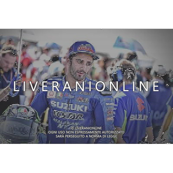 Silverstone United Kingdom 25.08.2017 Twelfth round MotoGP 2017 at the Silverstone Circuit, Andrea Iannone (Suzuki Ecstar) photoPSP / Newspix.pl --- Newspix.pl POLAND OUT!!! AG ALDO LIVERANI SAS *** Local Caption *** www.newspix.pl mail us: info@newspix.pl call us: 0048 022 23 22 222 --- Polish Picture Agency by Ringier Axel Springer Poland