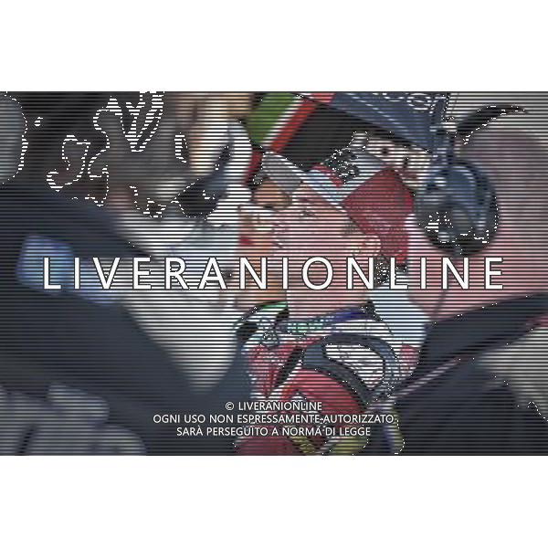 Silverstone United Kingdom 25.08.2017 Twelfth round MotoGP 2017 at the Silverstone Circuit, Sam Lowes (Aprilia Racing Team Gresini) photoPSP / Newspix.pl --- Newspix.pl POLAND OUT!!! AG ALDO LIVERANI SAS *** Local Caption *** www.newspix.pl mail us: info@newspix.pl call us: 0048 022 23 22 222 --- Polish Picture Agency by Ringier Axel Springer Poland