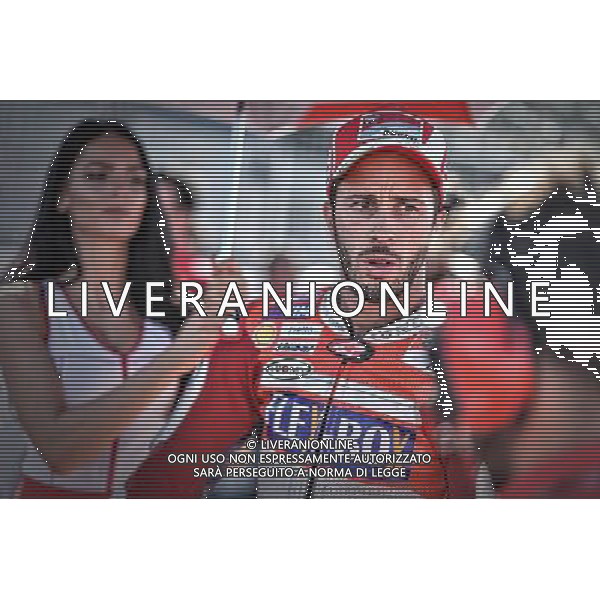 Silverstone United Kingdom 25.08.2017 Twelfth round MotoGP 2017 at the Silverstone Circuit, Andrea Dovizioso (Ducati Racing Team) photoPSP / Newspix.pl --- Newspix.pl POLAND OUT!!! AG ALDO LIVERANI SAS *** Local Caption *** www.newspix.pl mail us: info@newspix.pl call us: 0048 022 23 22 222 --- Polish Picture Agency by Ringier Axel Springer Poland