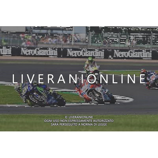 Silverstone United Kingdom 25.08.2017 Twelfth round MotoGP 2017 at the Silverstone Circuit, Valentino Rossi (Movistar Yamaha) photoPSP / Newspix.pl --- Newspix.pl POLAND OUT!!! AG ALDO LIVERANI SAS *** Local Caption *** www.newspix.pl mail us: info@newspix.pl call us: 0048 022 23 22 222 --- Polish Picture Agency by Ringier Axel Springer Poland