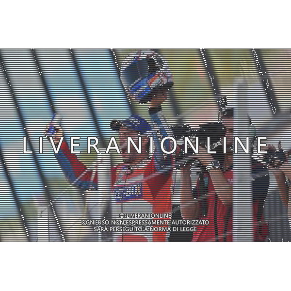 Silverstone United Kingdom 25.08.2017 Twelfth round MotoGP 2017 at the Silverstone Circuit, Andrea Dovizioso (Ducati Racing Team) photoPSP / Newspix.pl --- Newspix.pl POLAND OUT!!! AG ALDO LIVERANI SAS *** Local Caption *** www.newspix.pl mail us: info@newspix.pl call us: 0048 022 23 22 222 --- Polish Picture Agency by Ringier Axel Springer Poland