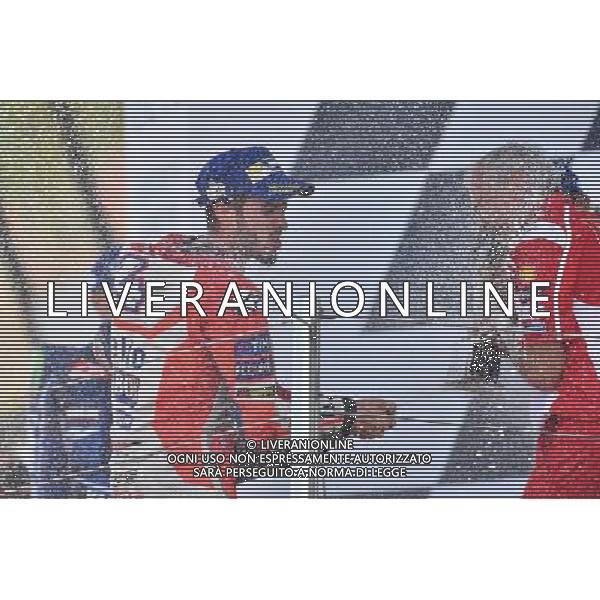 Silverstone United Kingdom 25.08.2017 Twelfth round MotoGP 2017 at the Silverstone Circuit, Andrea Dovizioso (Ducati Racing Team) photoPSP / Newspix.pl --- Newspix.pl POLAND OUT!!! AG ALDO LIVERANI SAS *** Local Caption *** www.newspix.pl mail us: info@newspix.pl call us: 0048 022 23 22 222 --- Polish Picture Agency by Ringier Axel Springer Poland