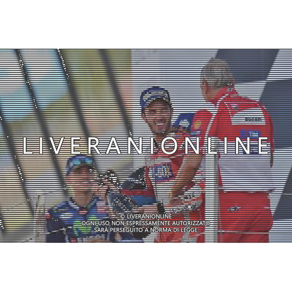 Silverstone United Kingdom 25.08.2017 Twelfth round MotoGP 2017 at the Silverstone Circuit, Andrea Dovizioso (Ducati Racing Team) photoPSP / Newspix.pl --- Newspix.pl POLAND OUT!!! *** Local Caption *** www.newspix.pl mail us: info@newspix.pl call us: 0048 022 23 22 222 --- Polish Picture Agency by Ringier Axel Springer Poland AG ALDO LIVERANI SAS *** Local Caption *** www.newspix.pl mail us: info@newspix.pl call us: 0048 022 23 22 222 --- Polish Picture Agency by Ringier Axel Springer Poland