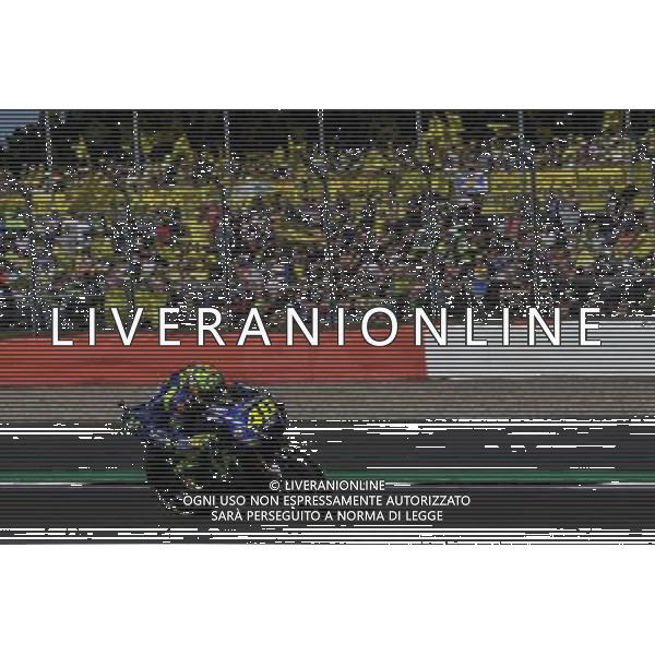 27.08.2017 Circuito di Silverstone, Towcester, Grand Bretagna. Valentino Rossi foto g.piazzolla-ag aldo liverani sas