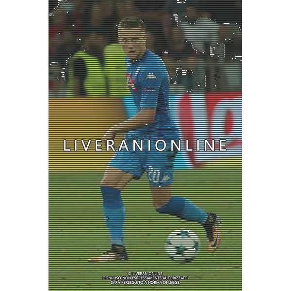 Nizza vs Napoli Primo turno di playoff, Partita di ritorno di Champions League 22 agosto 2017 nella foto PIOTR ZIELINSKI ©MOSCA / AGENZIA ALDO LIVERANI SAS