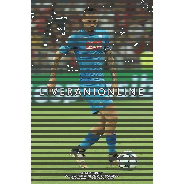 Nizza vs Napoli Primo turno di playoff, Partita di ritorno di Champions League 22 agosto 2017 nella foto MAREK HAMSIK ©MOSCA / AGENZIA ALDO LIVERANI SAS