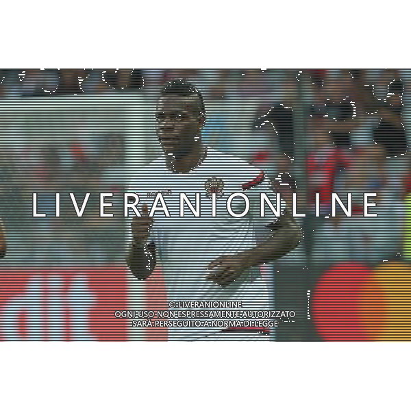 Nizza vs Napoli Primo turno di playoff, Partita di ritorno di Champions League 22 agosto 2017 nella foto MARIO BALOTELLI ©MOSCA / AGENZIA ALDO LIVERANI SAS
