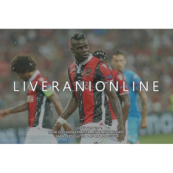 Nizza vs Napoli Primo turno di playoff, Partita di ritorno di Champions League 22 agosto 2017 nella foto MARIO BALOTELLI ©MOSCA / AGENZIA ALDO LIVERANI SAS