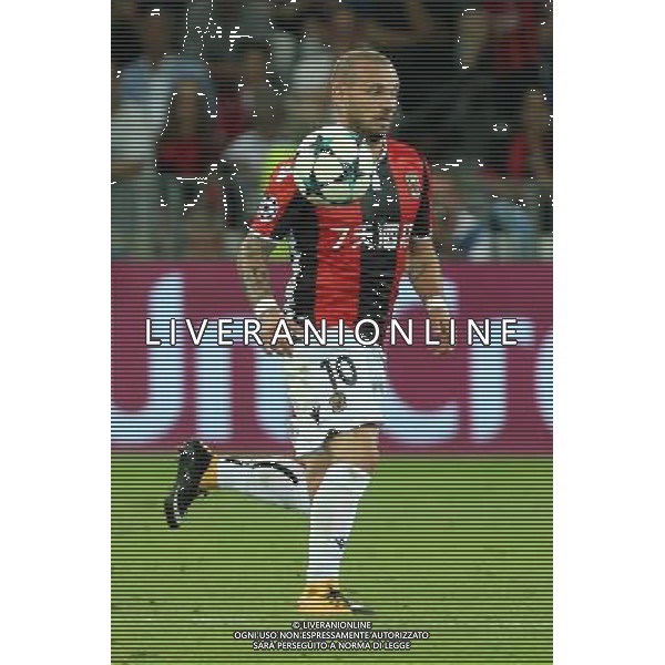 Nizza vs Napoli Primo turno di playoff, Partita di ritorno di Champions League 22 agosto 2017 nella foto WESLEY SNEIJDER ©MOSCA / AGENZIA ALDO LIVERANI SAS