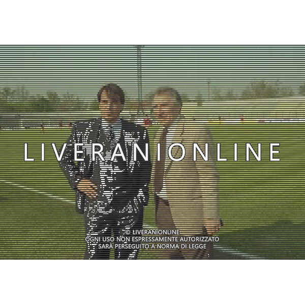 1997-1998 SASSUOLO -NAZIONALE ITALIANA UNDER 21-GALLES NELLA FOTO MARCO TARDELLI CON SERGIO BRIGHENTI AG ALDO LIVERANI SAS