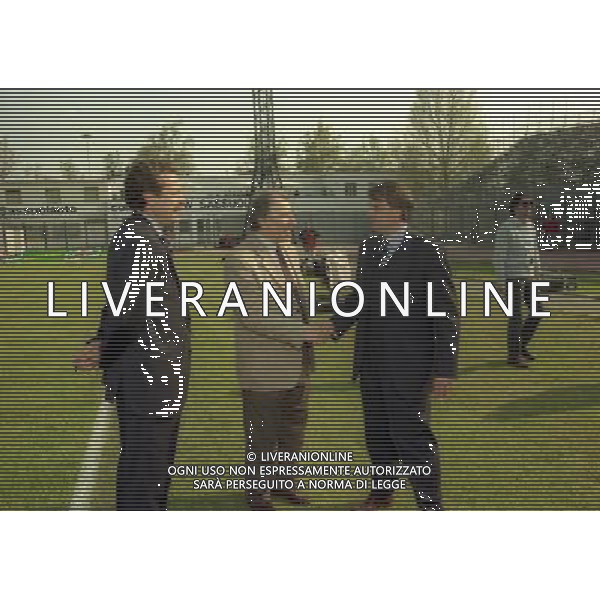 1997-1998 SASSUOLO -NAZIONALE ITALIANA UNDER 21-GALLES NELLA FOTO MARCO TARDELLI CON SERGIO BRIGHENTI E RENATO ZACCARELLI AG ALDO LIVERANI SAS