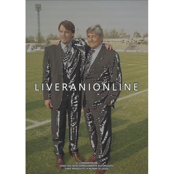 1997-1998 SASSUOLO -NAZIONALE ITALIANA UNDER 21-GALLES NELLA FOTO LUCIANO NIZZOLA CON MARCO TARDELLI AG ALDO LIVERANI SAS