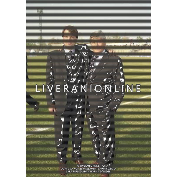 1997-1998 SASSUOLO -NAZIONALE ITALIANA UNDER 21-GALLES NELLA FOTO LUCIANO NIZZOLA CON MARCO TARDELLI AG ALDO LIVERANI SAS