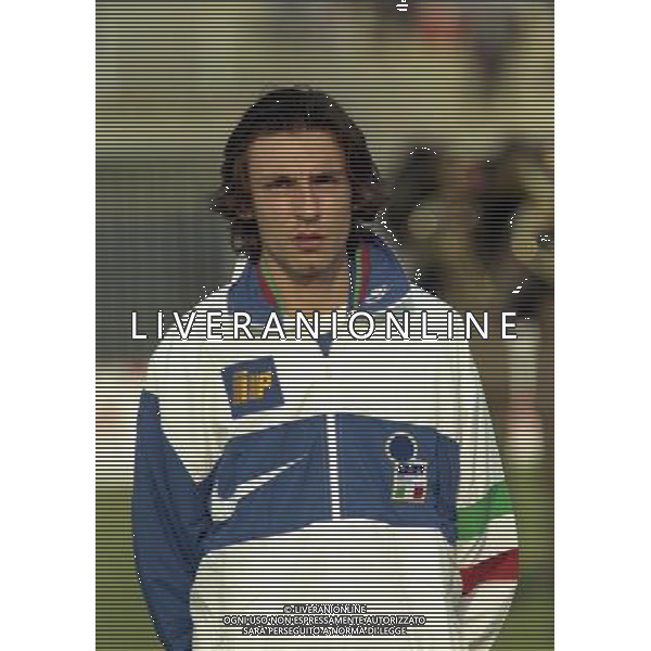 1997-1998 SASSUOLO -NAZIONALE ITALIANA UNDER 21-GALLES NELLA FOTO ANDREA PIRLO AG ALDO LIVERANI SAS