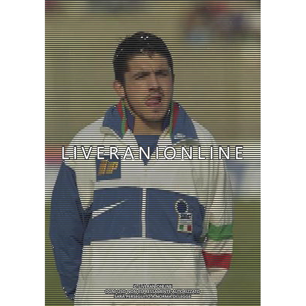 1997-1998 SASSUOLO -NAZIONALE ITALIANA UNDER 21-GALLES NELLA FOTO GENNARO GATTUSO AG ALDO LIVERANI SAS