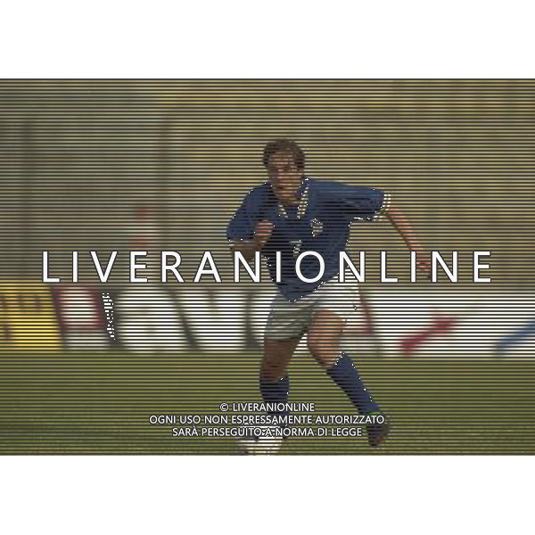 1997-1998 SASSUOLO -NAZIONALE ITALIANA UNDER 21-GALLES NELLA FOTO MASSIMO AMBROSINI AG ALDO LIVERANI SAS