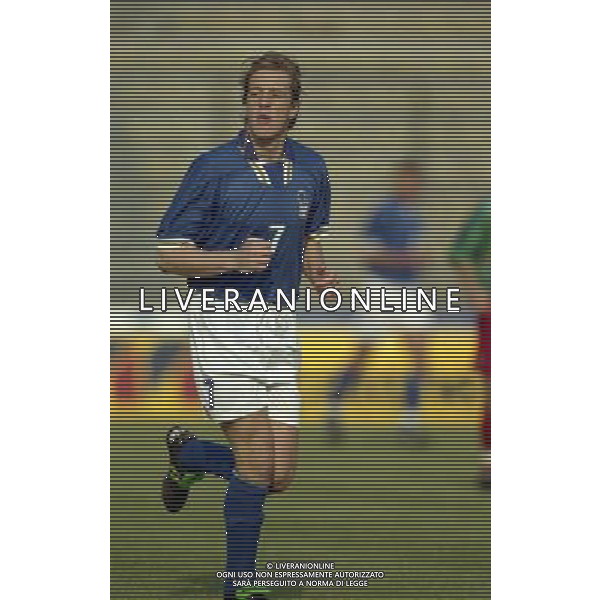1997-1998 SASSUOLO -NAZIONALE ITALIANA UNDER 21-GALLES NELLA FOTO MASSIMO AMBROSINI AG ALDO LIVERANI SAS