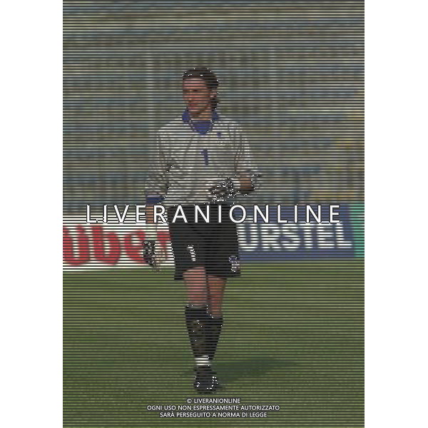 1997-1998 SASSUOLO -NAZIONALE ITALIANA UNDER 21-GALLES NELLA FOTO MORGAN DE SANCTIS AG ALDO LIVERANI SAS