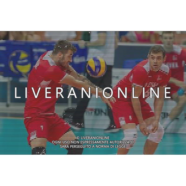 KATOWICE 30.08.2017 SPORT SIATKOWKA CEV MISTRZOSTWA EUROPY W PILCE SIATKOWEJ MEZCZYZN LOTTO EUROVOLLEY POLAND 2017 CEV VOLLEYBALL EUROPEAN CHAMPIONSHIP MEN ITALY - TURKEY WLOCHY - TURCJA NZ. GOKHAN GOKGOZ (TUR) BURUTAY SUBASI (TUR) FOT. MICHAL CHWIEDUK / FOKUSMEDIA.COM.PL / NEWSPIX.PL --- Newspix.pl AG ALDO LIVERANI SAS ONLY ITALY *** Local Caption *** www.newspix.pl mail us: info@newspix.pl call us: 0048 022 23 22 222 --- Polish Picture Agency by Ringier Axel Springer Poland