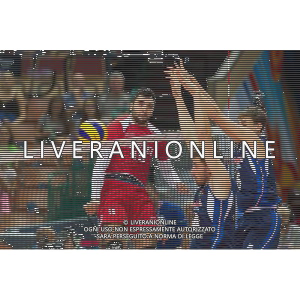 KATOWICE 30.08.2017 SPORT SIATKOWKA CEV MISTRZOSTWA EUROPY W PILCE SIATKOWEJ MEZCZYZN LOTTO EUROVOLLEY POLAND 2017 CEV VOLLEYBALL EUROPEAN CHAMPIONSHIP MEN ITALY - TURKEY WLOCHY - TURCJA NZ. METIN TOY (TUR) FOT. MICHAL CHWIEDUK / FOKUSMEDIA.COM.PL / NEWSPIX.PL --- Newspix.pl AG ALDO LIVERANI SAS ONLY ITALY *** Local Caption *** www.newspix.pl mail us: info@newspix.pl call us: 0048 022 23 22 222 --- Polish Picture Agency by Ringier Axel Springer Poland