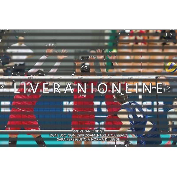 KATOWICE 30.08.2017 SPORT SIATKOWKA CEV MISTRZOSTWA EUROPY W PILCE SIATKOWEJ MEZCZYZN LOTTO EUROVOLLEY POLAND 2017 CEV VOLLEYBALL EUROPEAN CHAMPIONSHIP MEN ITALY - TURKEY WLOCHY - TURCJA NZ. METIN TOY (TUR) FAIK SAMED GUNES (TUR) BURUTAY SUBASI (TUR) FOT. MICHAL CHWIEDUK / FOKUSMEDIA.COM.PL / NEWSPIX.PL --- Newspix.pl AG ALDO LIVERANI SAS ONLY ITALY *** Local Caption *** www.newspix.pl mail us: info@newspix.pl call us: 0048 022 23 22 222 --- Polish Picture Agency by Ringier Axel Springer Poland
